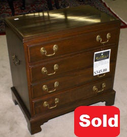 mahogany antique bachelor chest