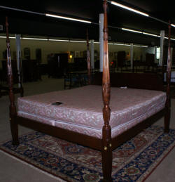 Council Craftsman solid mahogany King size Rice Bed