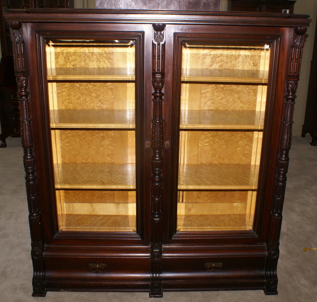 Antique Bookcase Mahogany Bookcases