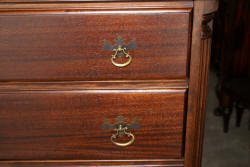 Queen Anne mahogany chest of drawers