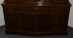 Fancher banded inlaid mahogany china cabinet