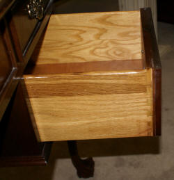 Hooker furniture chippendale mahogany partners desk