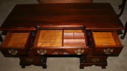 Solid mahogany Kling Furniture Company antique desk