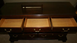 Council Craftsman solid mahogany dresser