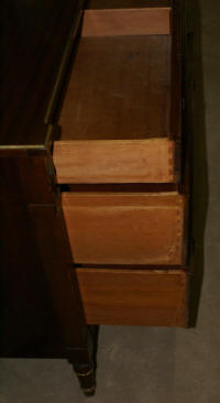 light mahogany Regency dresser with mirror