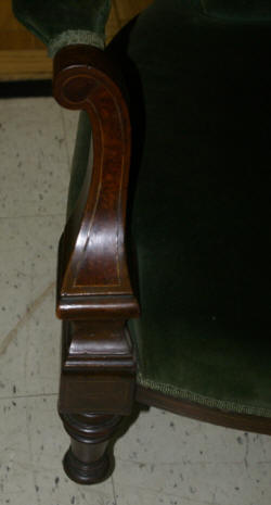 Pair of period walnut early 19th century living room chairs