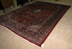 handmade persian Kashan rug