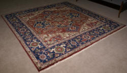 Persian Heriz square rug 9 x 9
