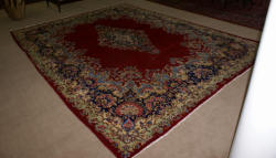 handmade persian kermin rug